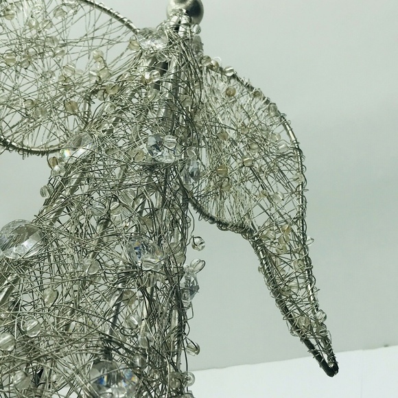 Angle Christmas Tree Topper Wire Gem Crystal 13" - Picture 8 of 8